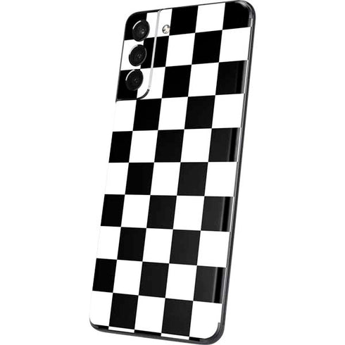Black and White Checkered Galaxy S21 Plus 5G Skin